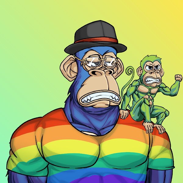 Happy birthday <a href="/ShreddedApes/">Shredded Apes</a> I can honestly say that becoming part of this project was the best investment I made in 2022 can’t wait to see where we are at in another year 💯 this is the #WHEY 💪🦍🥳🎊🎉