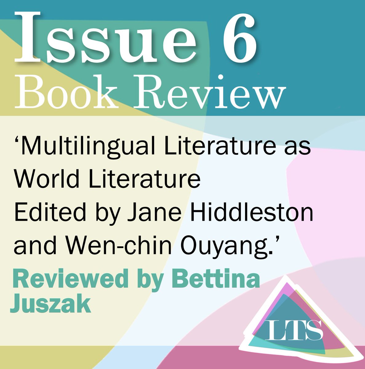 Read Bettina Juszak's book review titled 'Multilingual Literature as World Literature' here: nottingham.ac.uk/research/group… 

#academicbookreviews #academia #bookreview #multilingualliterature #LTS #journaloflanguagestextsandsociety #pgr #postgraduate #academicjournal #journal #writing