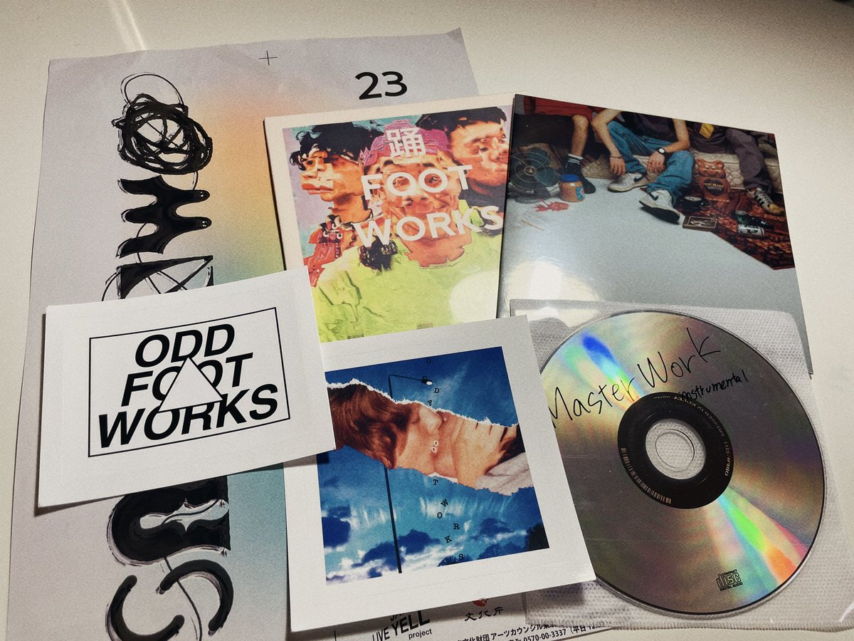 kirac_fwkivp's tweet image. インストCD嬉しい🥺🙏✨
ステッカーもかわいいねにこにこ^_-♡
#oddfootworks
#masterwork 
#omnibus