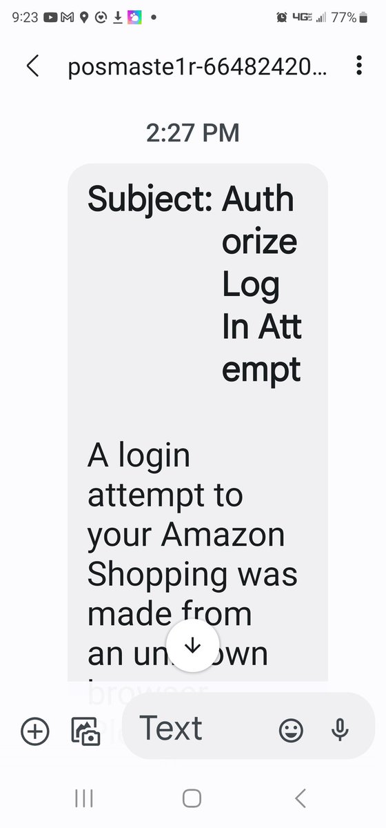 MAJ_Madden's tweet photo. 🤣😂🤣😂🤣
Don't fall for these! Don't click strangers links! Go to YOUR applications directly!
(Except for MY bit . Ly links...I'm not a stranger)
#scam #scammer #phasing #textphishing #textscammer #NotAmazon #fake #datathief https://t.co/klRGgGtUov