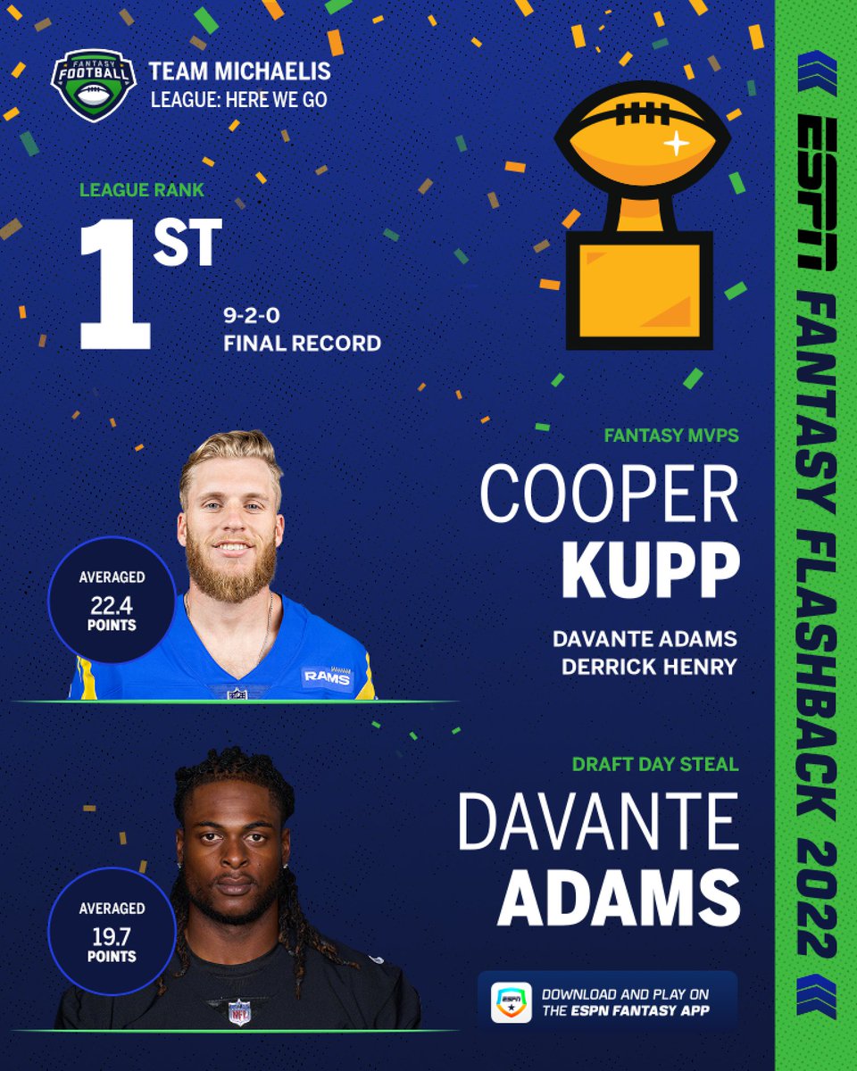 naomi60's tweet photo. Awesome addition by @ESPN Fantasy to the end of the season https://t.co/pnJfQ6JJaD