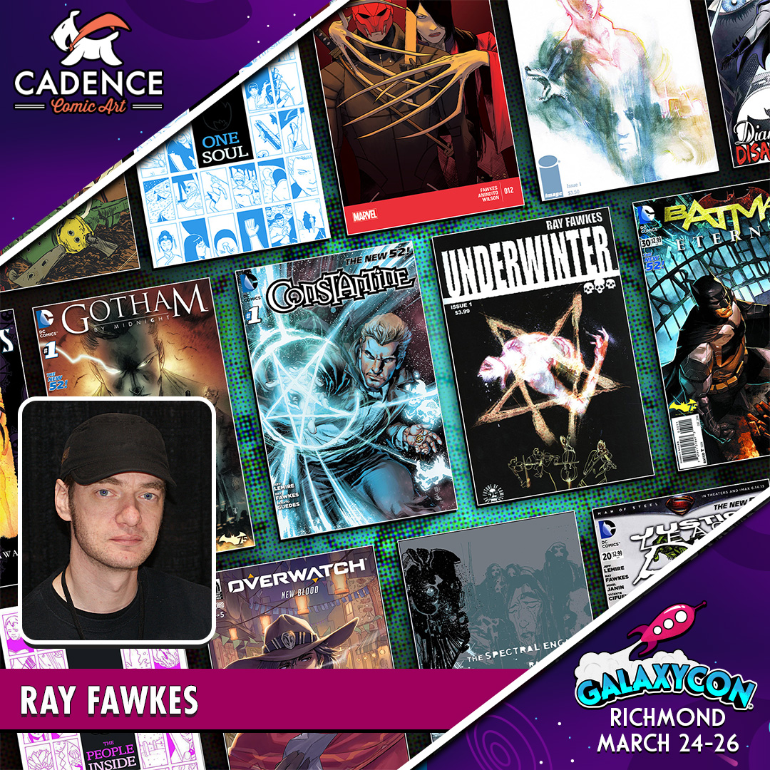 GalaxyConRVA's tweet photo. Meet @rayfawkes at GalaxyCon Richmond! March 24-26, 2023 at the Greater Richmond Convention Center!
Find Out More: https://t.co/rNUhjILB1f
#GalaxyConLive #GalaxyCon #Richmond #GalaxyConRichmond #RayFawkes #Batman #Constantine #Underwinter #ColonelWeird #OneSoul #Overwatch https://t.co/OQdHe1C8Ji