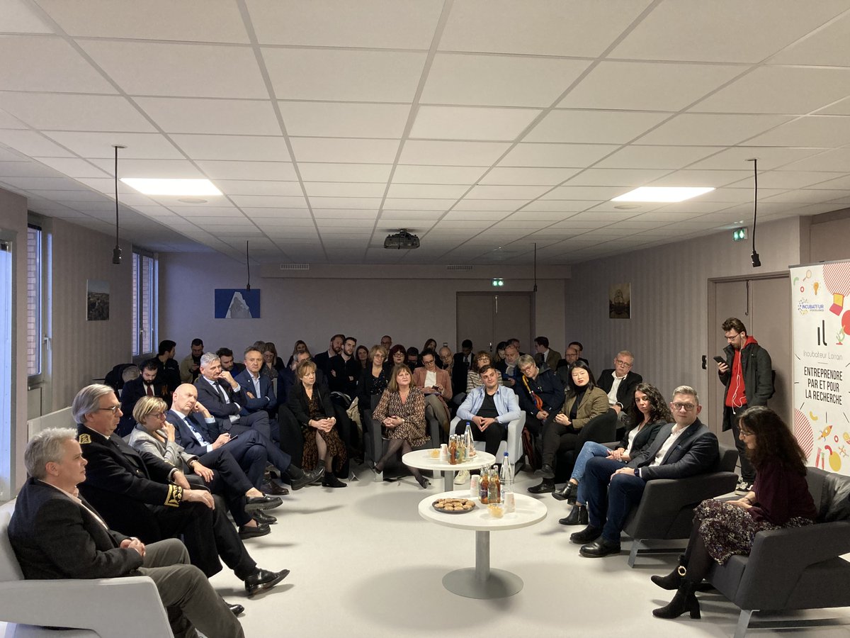 Visite de Madame <a href="/sretailleau/">Sylvie Retailleau</a> ainsi que Monsieur <a href="/RolandLescure/">Roland Lescure</a>

<a href="/RLaganier/">Richard Laganier</a>, @veroniqueperdereau, @heleneboulanger, <a href="/HauserCosta/">Natacha Hauser Costa</a>
<a href="/CYBI_CYBER/">Cybi</a>  <a href="/SolEco54/">Sol &co</a>, @HandiExceller, @Steminov, @Oxyquant
<a href="/CNRS_Centre_Est/">CNRS Centre-Est</a>, <a href="/Inria_Nancy/">Centre Inria de l'Université de Lorraine</a>, <a href="/INRAE_Nancy/">INRAE Grand Est - Nancy</a>, <a href="/Inserm/">Inserm</a>, <a href="/CHRU_de_Nancy/">CHRU de Nancy</a> , <a href="/Univ_Lorraine/">Lorraine</a>