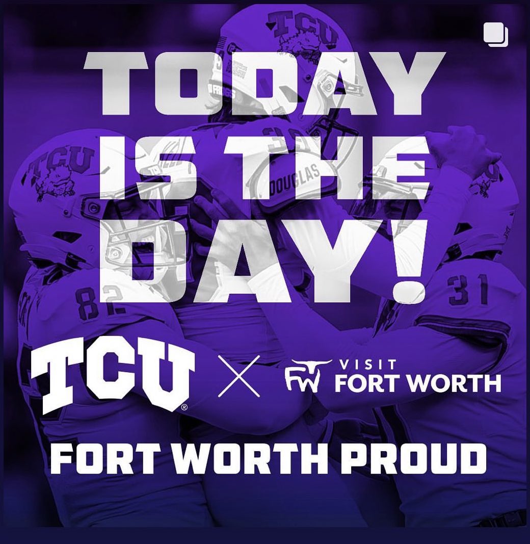 mitchwhitten's tweet photo. .@TCU is a huge part of #FortWorth’s tourism story. @VisitFortWorth is proud to support the Frogs! @TCUFootball https://t.co/8bOFvHIWcu