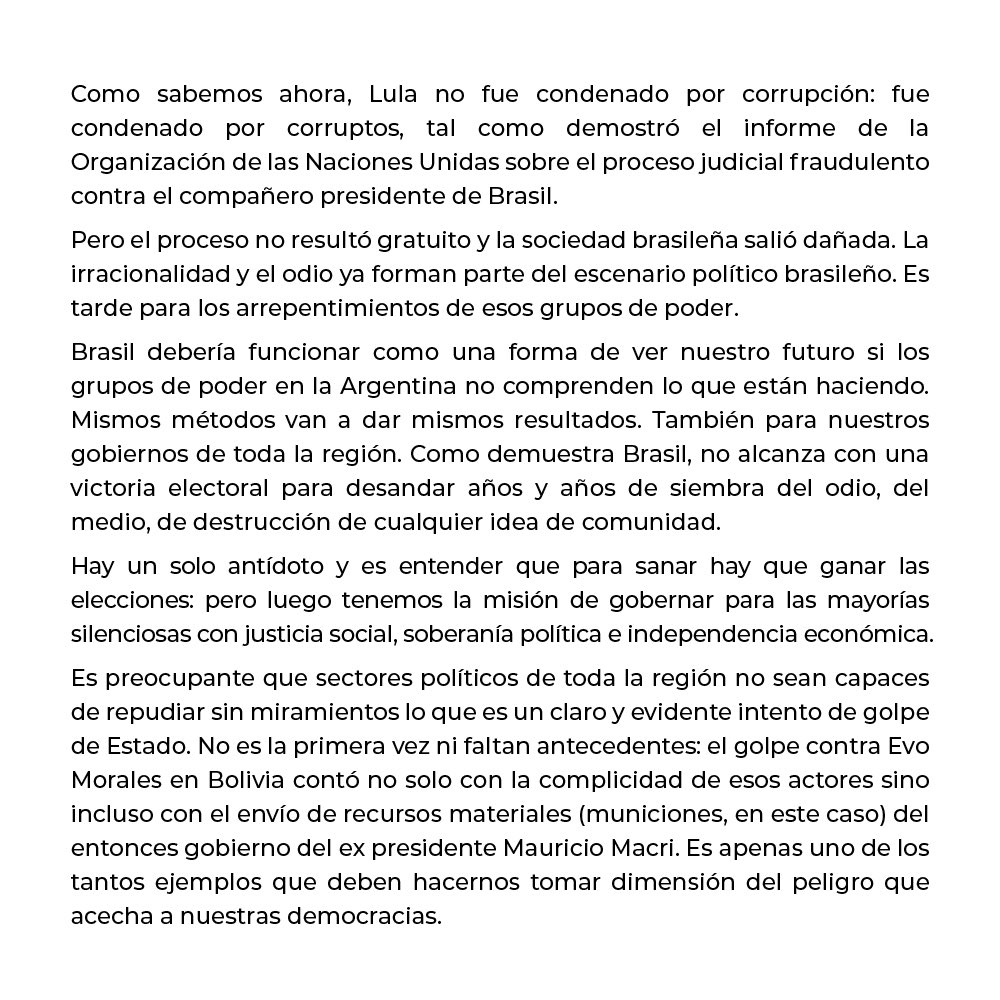 BonaerensePJ's tweet photo. » Comunicado del Partido Justicialista de la PBA. https://t.co/KD8IZqSLnJ