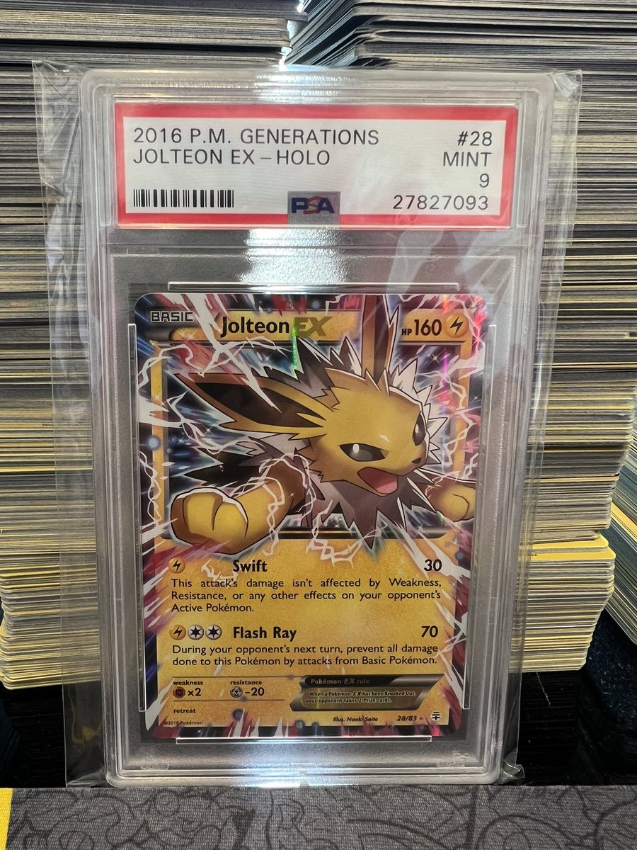 JolteonTheGOAT's tweet photo. 🚨 Few items for sale.  Price includes shipping:
 
Charizard V Alt Art - $210
Jolteon EX - $45
Sealed SDC w/💫 - $40
 
Venmo or CA

Can get references upon request https://t.co/4KN0gIBxFD