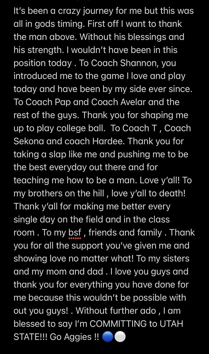 toa_mamea's tweet photo. COMMITTED! ⚪️🔵 Thank you to everyone who’s recruited me. Blessed to be apart of the Utah State family! 
@coachTcsm @hardee9596 @Coach_Sekona @CoachPapin @CSM_Football @Ogthetruth @JUCOFFrenzy https://t.co/QVFuacatsl