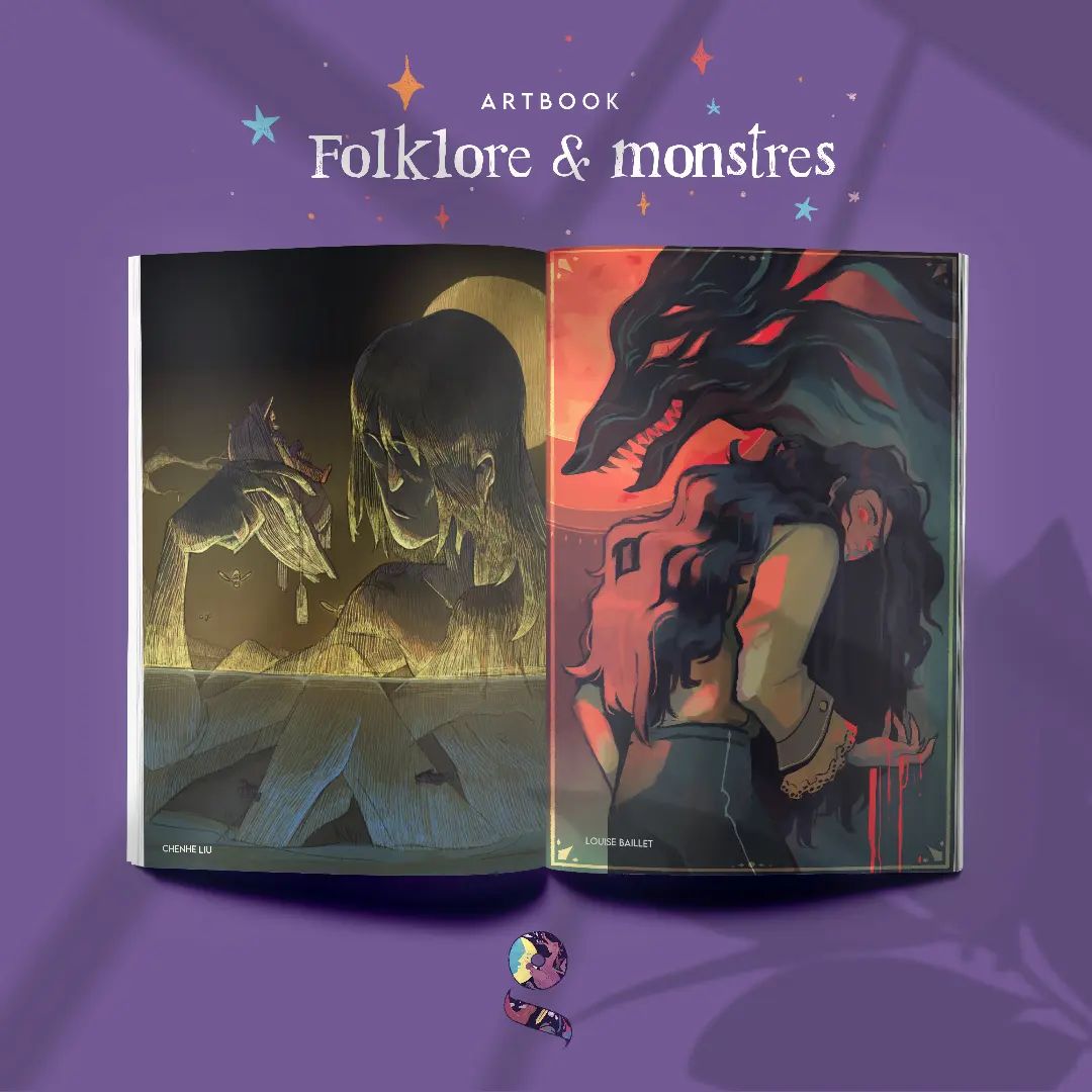 4 days left to support "Folklore &amp; Monsters" on Kickstarter.
An artbook by 58 students of Gobelins school (currently in master's degree).
The profits of this book will allow these students to pay their accreditations for next Annecy festival :-]
kickstarter.com/projects/artbo…