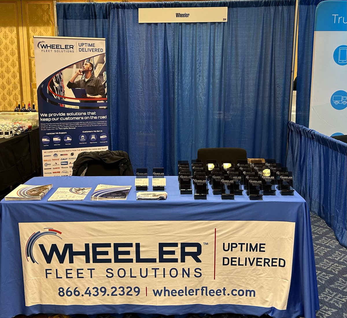 WheelerFleet's tweet photo. We are exhibiting at @nsrmca Las Vegas 2023 meeting. Stop by booth 304 to learn how Wheeler can deliver #uptime to your business and lower your parts spend. #nsrmca #tradeshow #mailtrucks #contractmail #maildelivery #USPS #uptimedelivery https://t.co/dK8i7LetnQ