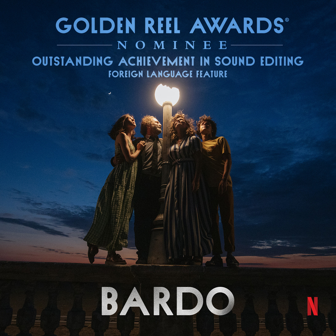 Gracias MPSE Golden Reel Awards for nominating BARDO, False Chronicle of a Handful of Truths in Sound Editing - Foreign Language Feature!