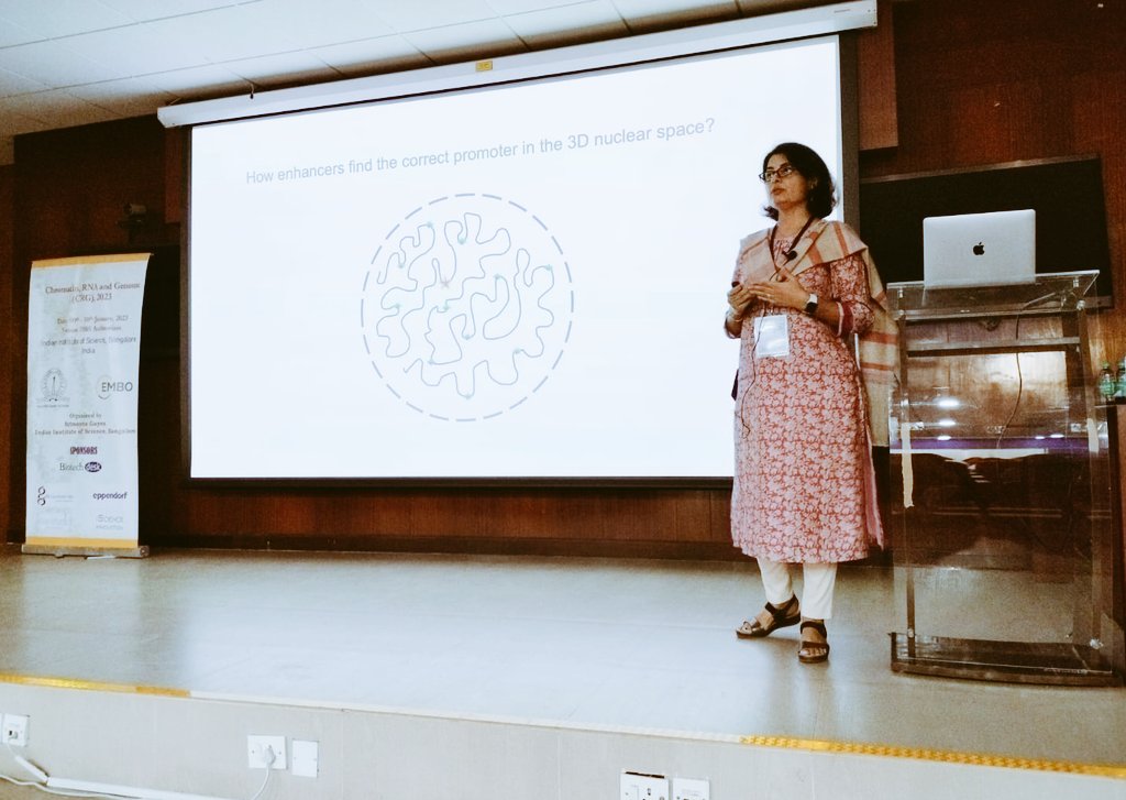 SrimontaGayen_Epigenetics lab (@srimontagayen) on Twitter photo Excellent talk by <a href="/EMBO_YIP/">EMBO YIP</a> Global investigator #GIN <a href="/DimpleNotani/">Dimple Notani</a> at #Chromatin #RNA and #GENOME meeting at <a href="/iiscbangalore/">IISc Bangalore</a> supported by <a href="/EMBO_YIP/">EMBO YIP</a> Excellent talk by <a href="/EMBO_YIP/">EMBO YIP</a> Global investigator #GIN <a href="/DimpleNotani/">Dimple Notani</a> at #Chromatin #RNA and #GENOME meeting at <a href="/iiscbangalore/">IISc Bangalore</a> supported by <a href="/EMBO_YIP/">EMBO YIP</a>
