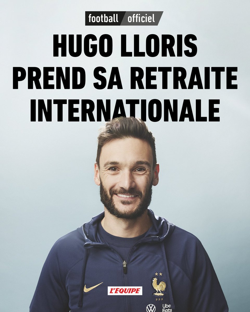 Hugo Lloris, capitaine des Bleus, annonce sa retraite internationale : ow.ly/392R50MlOc3
