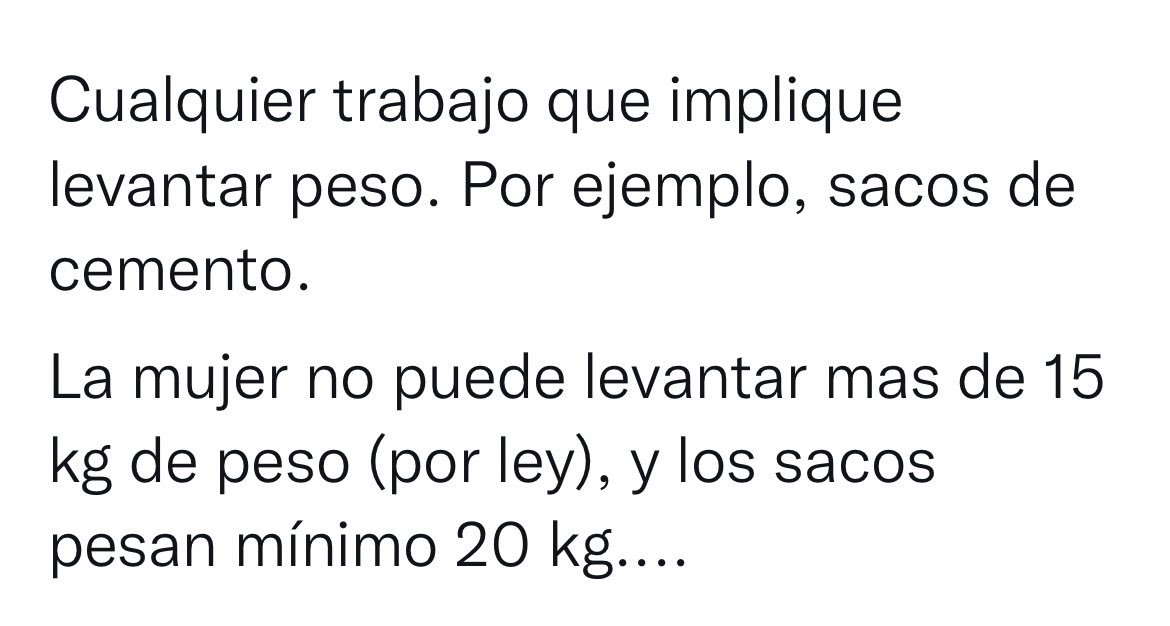 laraveidt's tweet photo. Habrá límite de peso en los niños y ancianos que tienen que levantar las trabajadoras de puestos feminizados que requieren cuidados? https://t.co/KtdI0bcaaV