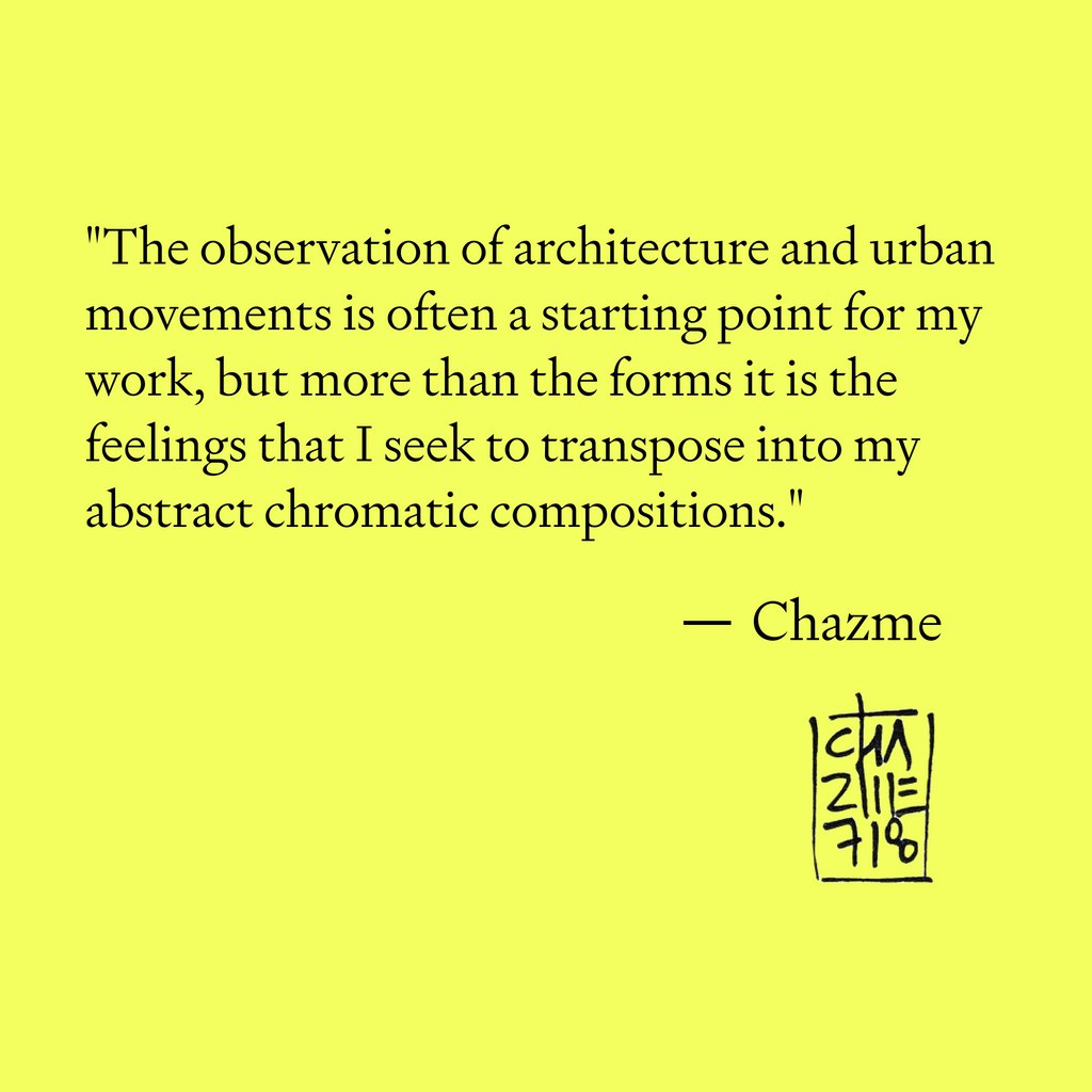 Quai_36's tweet photo. Daniel Kaliński, alias Chazme, est peintre, muraliste et architecte. Dans ses œuvres, Chazme fait écho aux éléments architecturaux des bâtiments sur lesquels il intervient. Venez à sa rencontre lors du vernissage le jeudi 12 janvier de 18h à 21h. #MondayMotivation #projectionshow https://t.co/2ygYzcXGQq