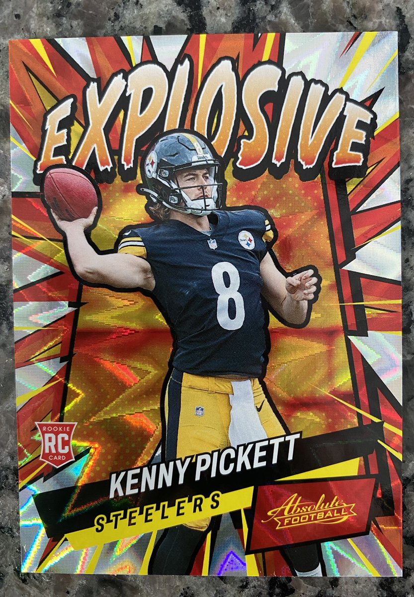Lou Gutowski on Twitter "Kenny Pickett 2022 Panini Absolute Explosive