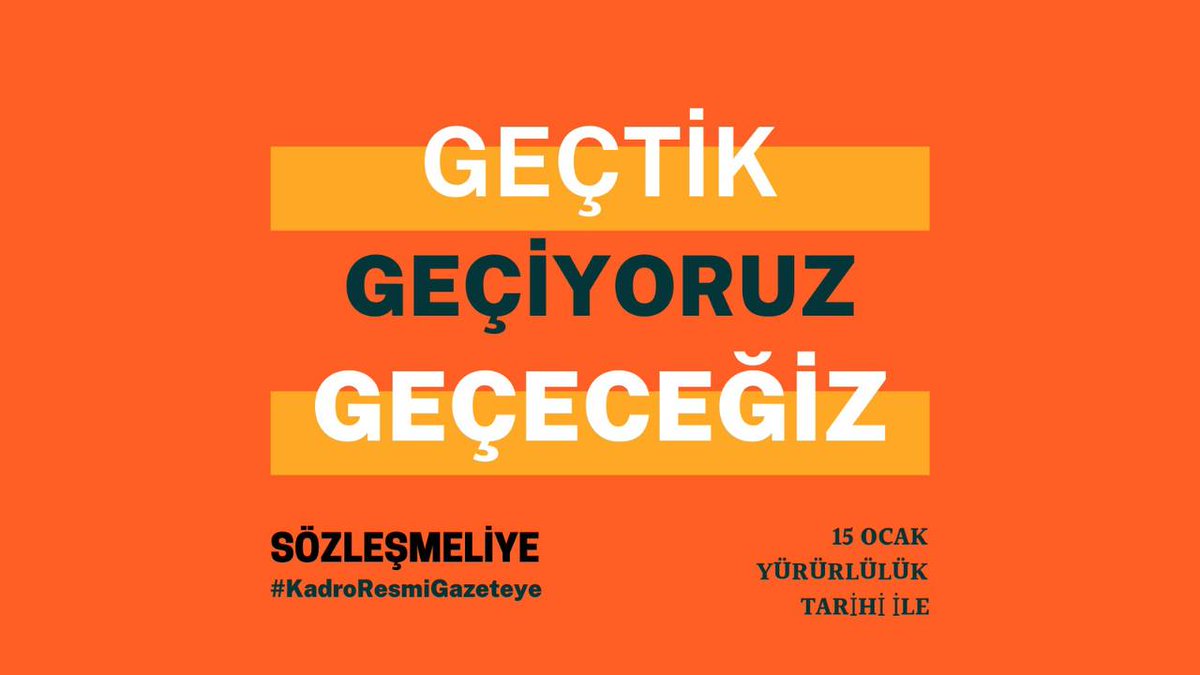 <a href="/erdalatas/">🇹🇷 Erdal Ataş 🇹🇷</a> <a href="/_aliyalcin_/">Ali YALÇIN</a> <a href="/mehmet_uca/">Mehmet Uca</a> <a href="/YesilovaHarun/">Harun Yeşilova</a> <a href="/RTErdogan/">Recep Tayyip Erdoğan</a> Ekim dediniz, Kasım dediniz, Aralık dediniz olmadı.
Ocağın ilk haftası dediniz ümitle bu hafta bekliyoruz
Artık Kadromuzu bu hafta meclisimize intikal ettirin 🙏 
<a href="/RTErdogan/">Recep Tayyip Erdoğan</a>
<a href="/dbdevletbahceli/">Devlet Bahçeli</a>
<a href="/fuatoktay/">Fuat Oktay</a>
<a href="/vedatbilgn/">Vedat Bilgin</a>
<a href="/mustafaelitas/">Mustafa Elitaş</a>
<a href="/israfilkisla/">İsrafil KIŞLA</a>
<a href="/emrullahisler/">Emrullah İŞLER</a>
#KadroResmiGazeteye