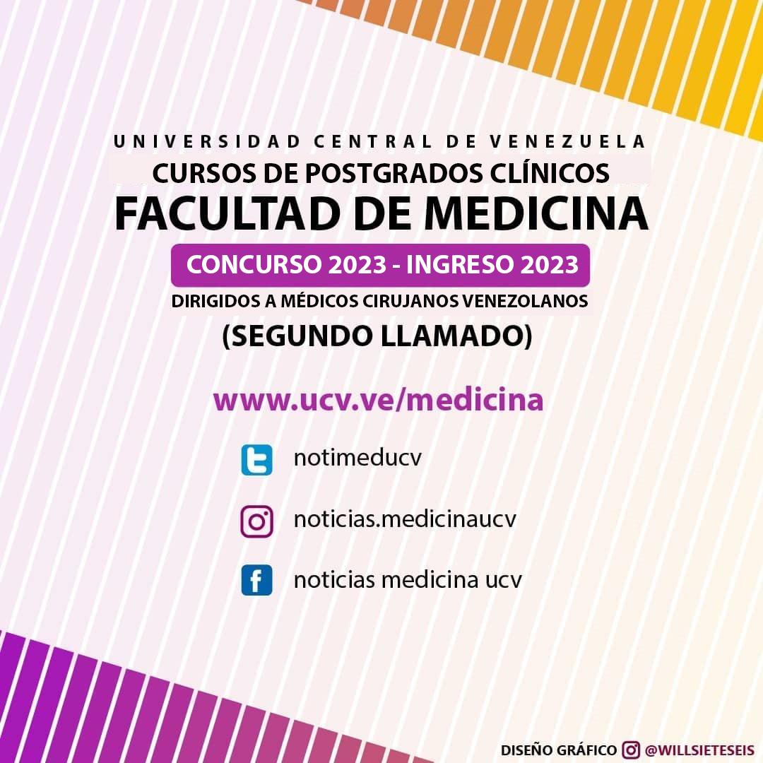 NotiMedUCV's tweet photo. Procedimiento de selección (SEGUNDO LLAMADO) para optar por los programas de postgrados clínicos. Inscripción en el concurso se obtendrán únicamente
mediante un archivo comprimido en el siguiente enlace: https://t.co/REettM0qRq https://t.co/bRdiny0xn2