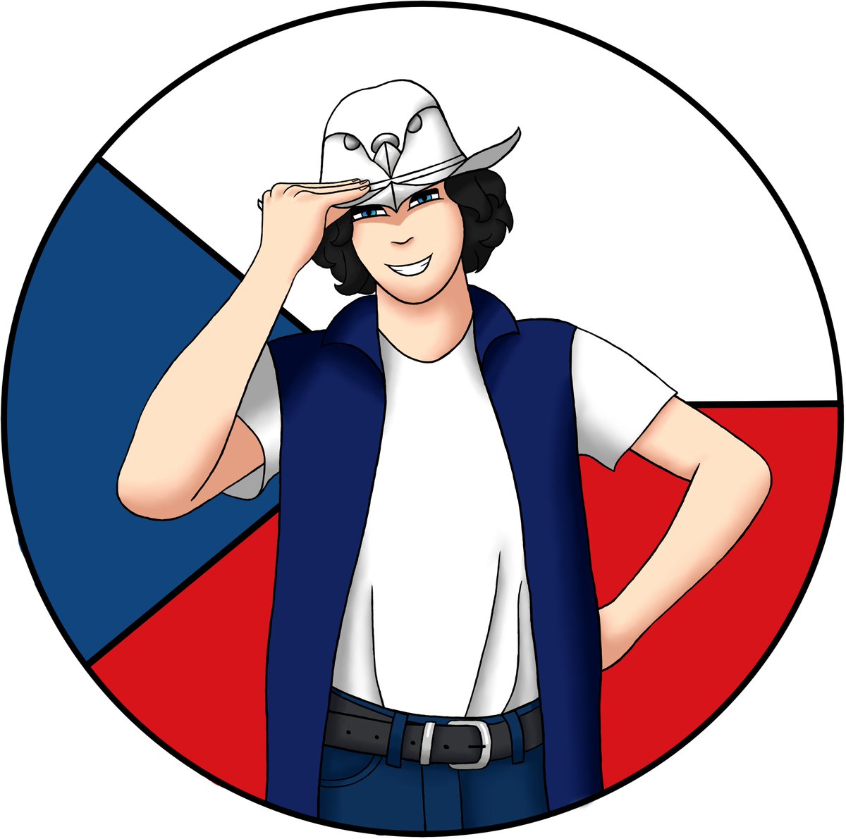 Falcon2251's tweet photo. Just finished my new profile and new artwork for 2023
I haven't changed my profile pic since 31.8.2021 when I made my new(now old) profile pic 👀😅. 
The first one I drew for myself was on 9.6.2021.
The evolution of the artstyle is pretty crazy 😅 https://t.co/gCAXpRMQLm