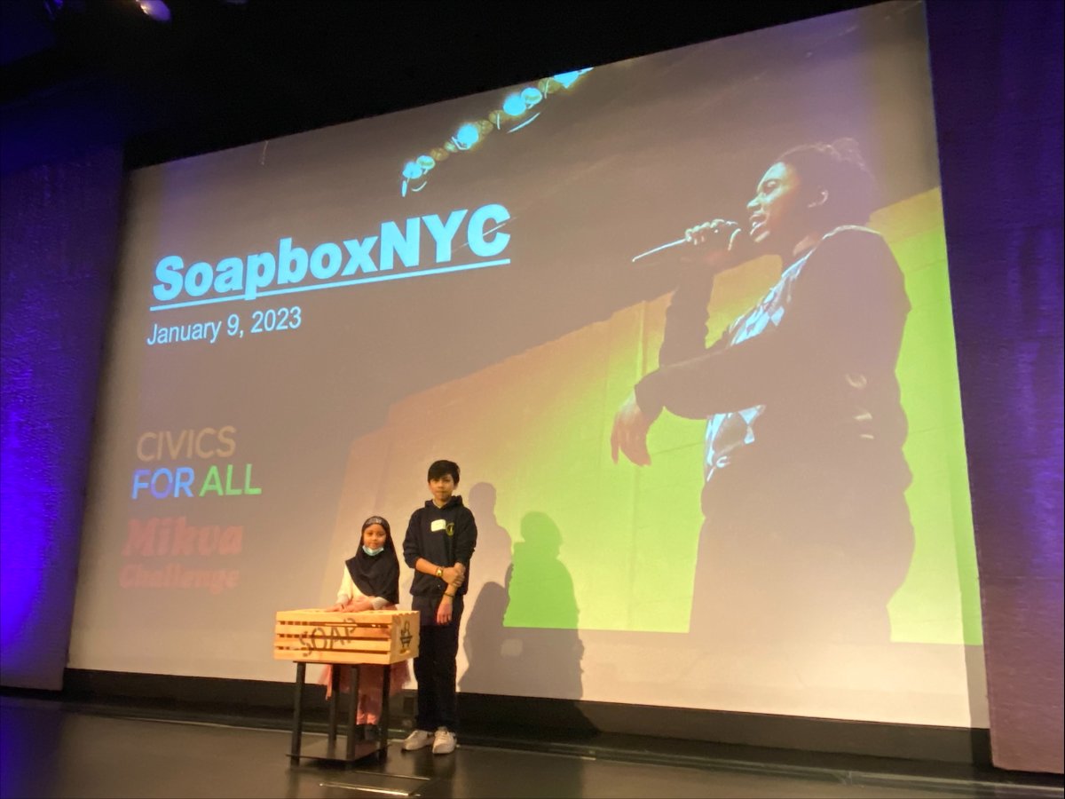 We are so proud of our students who are truly working so hard. Congratulations on your hard work @30Q149 @nycdistrict30 @NYCSchools #Soapboxnyc @CivicsForAllNYC