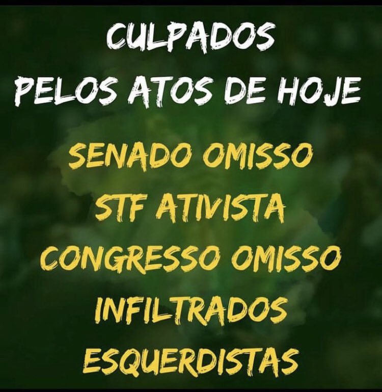 mariaau15487649's tweet photo. @JaspionRedPiLLL A história do🇧🇷 pode dizer que os patriotas lutaram exaustivamente por 70 dias clamando por #SOSFA nas portas do Quartel-general de cada cidade Brasileira e isso foi do Oiapoque ao Chuí.
Qualquer q tenha apenas 1 neurônio sabe q infiltrados da esquerda fizeram isso !
#ForaLula https://t.co/93Y73p4hFq