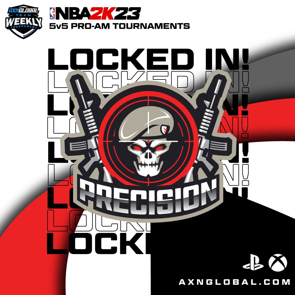 Welcome @Precision2K_  and Team Owner <a href="/spencerhauser11/">Spencer Hauser</a> to our AXN Weekly $1K Tournament!

✅@ShootDaGreatest
✅<a href="/Jitney_/">TheLastLane🐺</a>
✅<a href="/ThaUnique_/">Unique</a>
✅<a href="/spencerhauser11/">Spencer Hauser</a>
✅<a href="/2kGrinch_/">Grinch 🐶</a>
✅@bignebzii 
✅<a href="/Marsmhelo/">𝓜𝓪𝓻𝓼</a> 

📝SIGNUP HERE: axnglobal.com/weeklytourname…