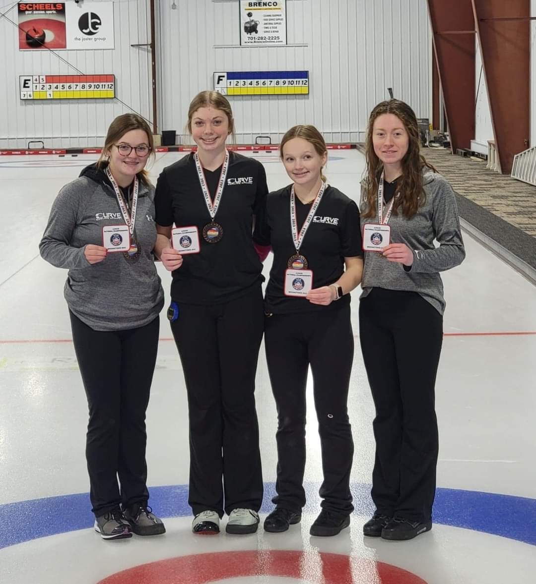 ClubWaltham's tweet photo. Congratulations to our members Bella &amp; Mae and their teammates Rilee and Lauren! They clinched a berth to the U21 Nationals this past weekend in Fargo. They went 4-1 on the weekend, earning a bronze medal.  These ladies will compete next weekend in Denver at the U18 Nationals. https://t.co/hPDSKbG1S3