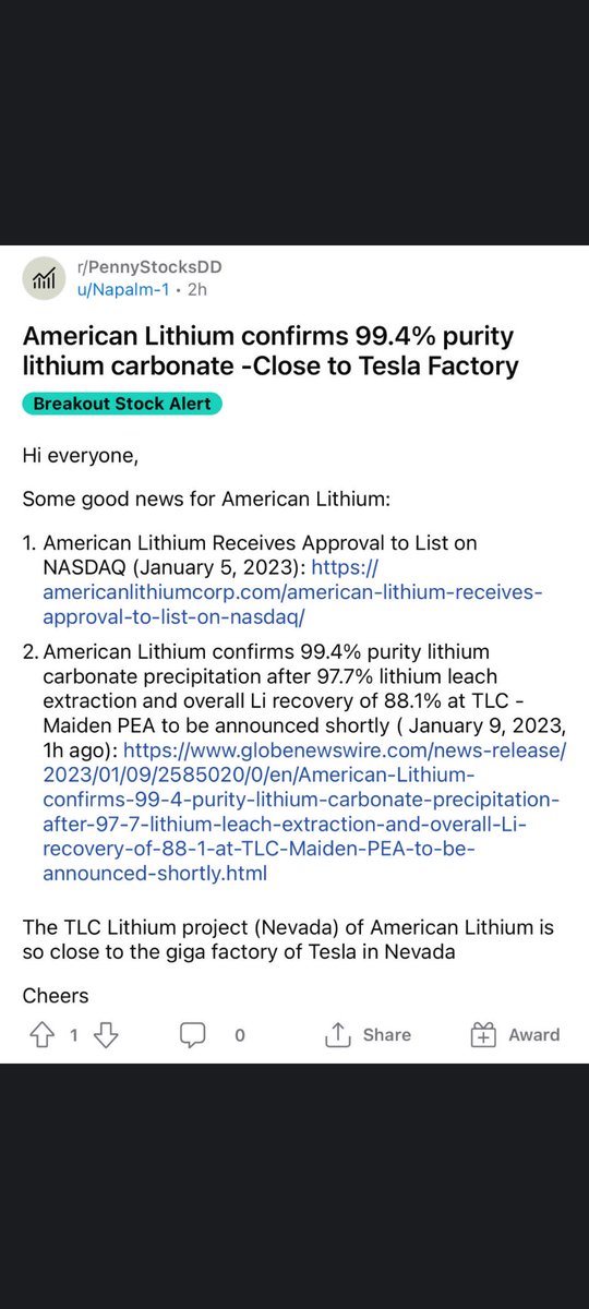 barrelenergy's tweet photo. $BRLL and $CDSG, would like to congratulate American Lithium!! https://t.co/jMhpENnmXA