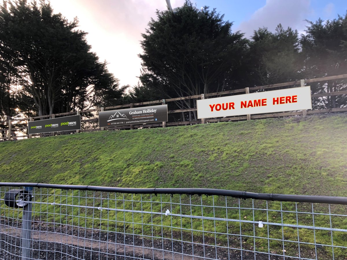 workycomets's tweet photo. 𝗧𝗮𝗸𝗲 𝗮 𝗹𝗼𝗼𝗸 𝗮𝘁 𝘀𝗼𝗺𝗲 𝘀𝗮𝗺𝗽𝗹𝗲𝘀 𝗼𝗳 𝗼𝘂𝗿 𝟰-𝗺𝗲𝘁𝗿𝗲 𝗳𝗲𝗻𝗰𝗲 𝗮𝗱𝘃𝗲𝗿𝘁𝗶𝘀𝗲𝗺𝗲𝗻𝘁𝘀!

💥 From as little as £𝟮𝟬𝟬* for the FULL season! 💥

Find out more about Fence Advertising below ⬇️
https://t.co/vpwxePCJ4n

*Prices vary based on the size. https://t.co/LebxJsMhDr