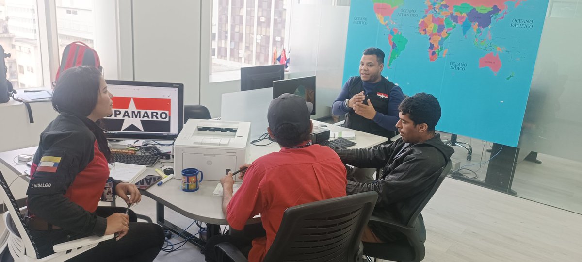 Hoy nos acompaña la Sec. Nal. de Comunicación y Propaganda @YoliHidalgoMRT, en la reunión operativa del Bloque, enfatizando las líneas de acción para realizar el plan de trabajo comunicacional que va a permitir el fortalecimiento de las regiones en el año de la #ComunaYProducción