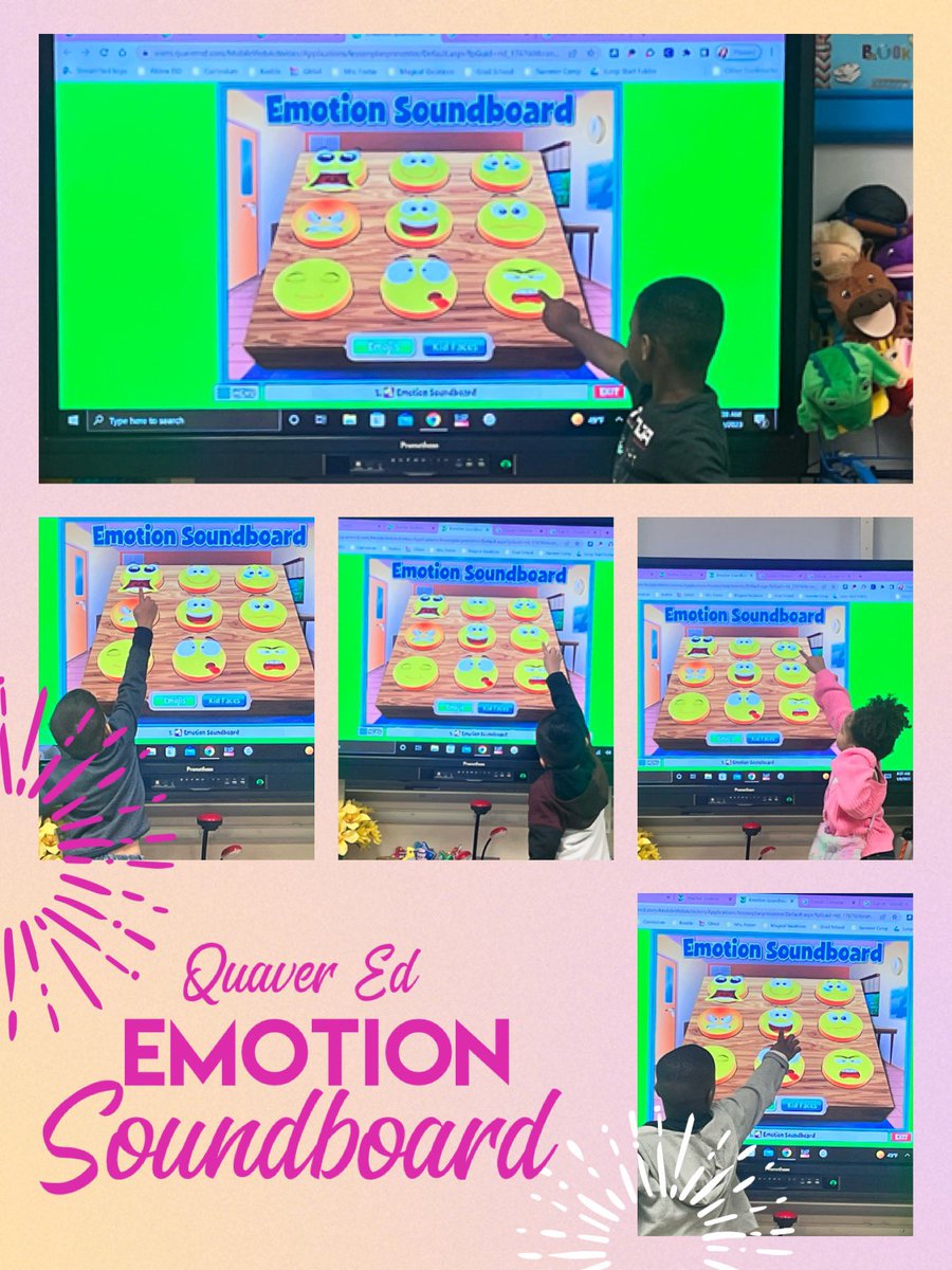 ๊ง ๐๐ข๐ค๐ค๐ข ๐
๐จ๐ฌ๐ญ๐๐ซ, ๐.๐๐ ๊ง (@mrsnikkifoster) on Twitter photo During our morning circle, we used <a href="/Quaver_Ed/">QuaverEd</a> to check-in with the students & see how they were feeling on the first day back to school! We talked about our feelings & everyone became eager to get the day started! <a href="/AldineISD/">Aldine ISD</a> <a href="/Keeble_AISD/">Keeble Primary School</a> #MagicalPlaceOfLearning #SEL #PreK During our morning circle, we used <a href="/Quaver_Ed/">QuaverEd</a> to check-in with the students & see how they were feeling on the first day back to school! We talked about our feelings & everyone became eager to get the day started! <a href="/AldineISD/">Aldine ISD</a> <a href="/Keeble_AISD/">Keeble Primary School</a> #MagicalPlaceOfLearning #SEL #PreK