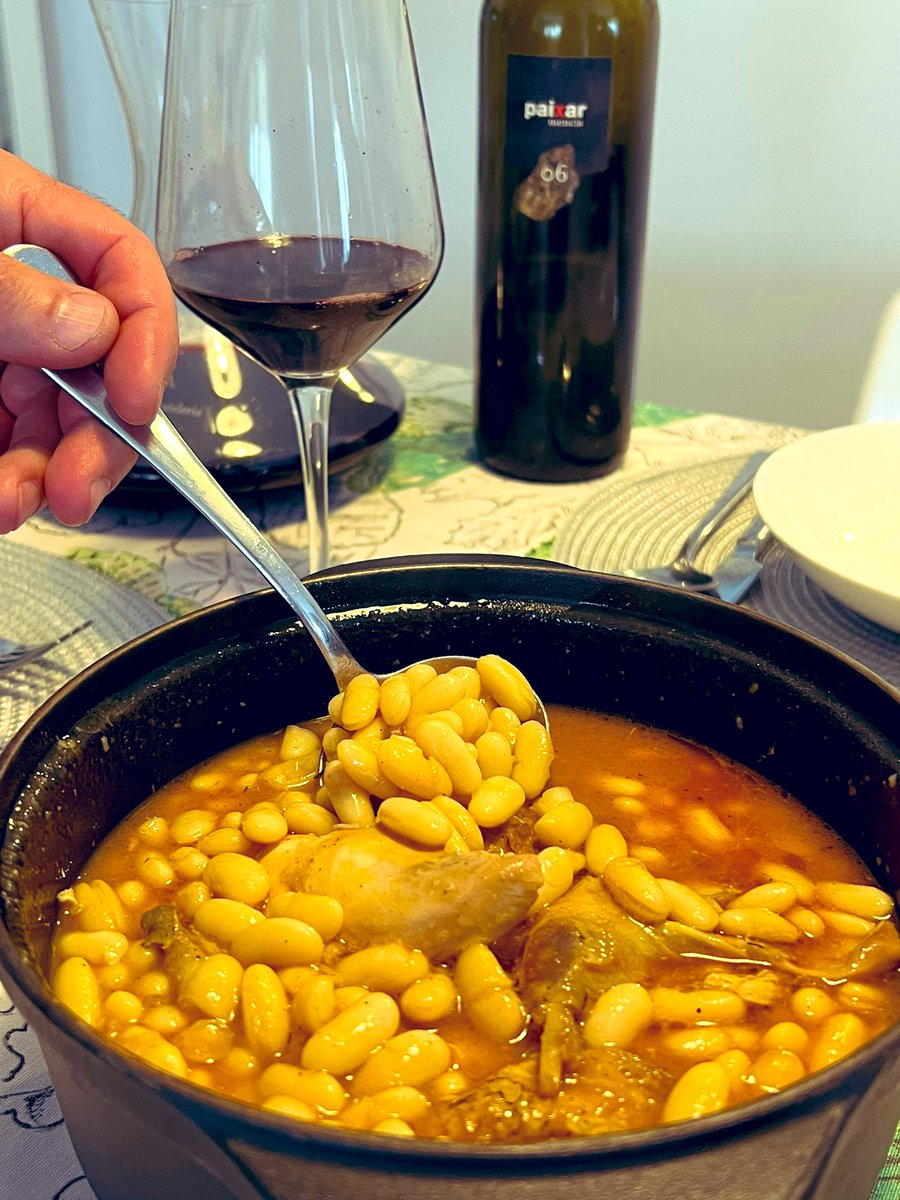 Empezando a recuperarme de los excesos de la #Navidad #alubias #alubiasconperdiz #albertogleton