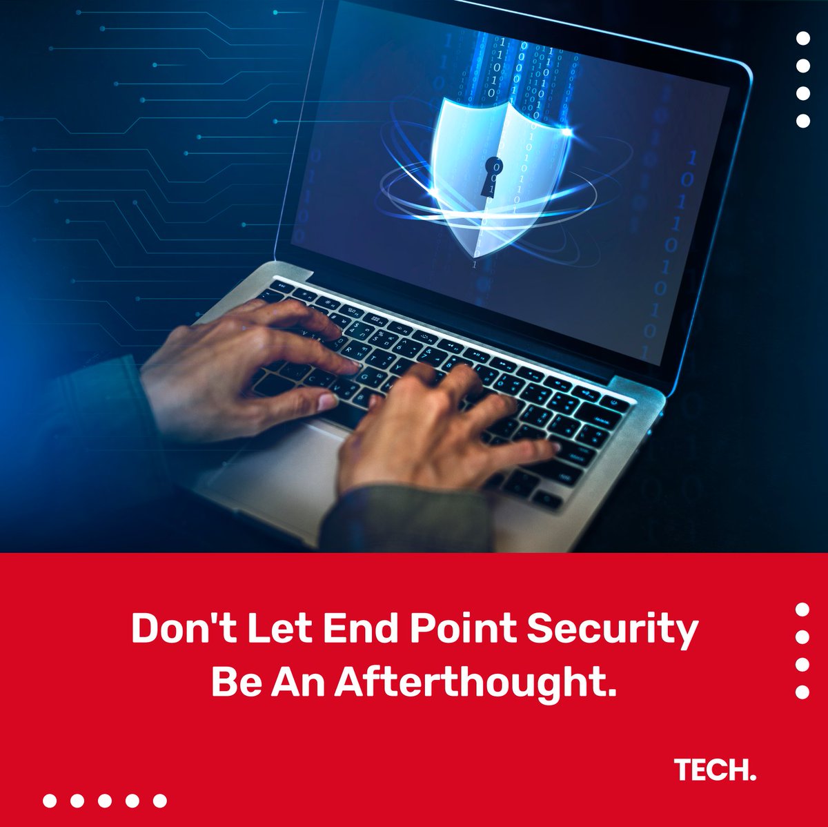 techdotinc's tweet image. Protect your valuable data and assets before it's too late. Your business strategy should prioritize #endpoint #security. Make sure it's not an afterthought. Get comprehensive endpoint security from #TechDot. Find out more information here: ow.ly/QPS250MlRTB