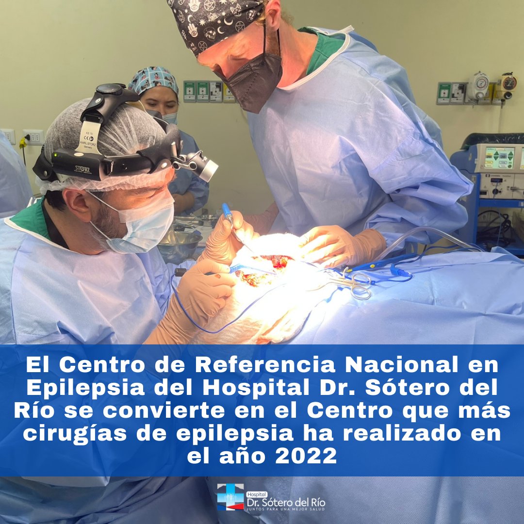 SoterodelRio's tweet photo. [ORGULLO SOTERIANO]
🏥Nuestro Centro de Referencia Nacional en Epilepsia del Hospital Dr. Sótero del Río se convierte en el Centro que más cirugías de epilepsia ha realizado en el año 2022.
@SaludSurOriente https://t.co/C70vVkiTLF