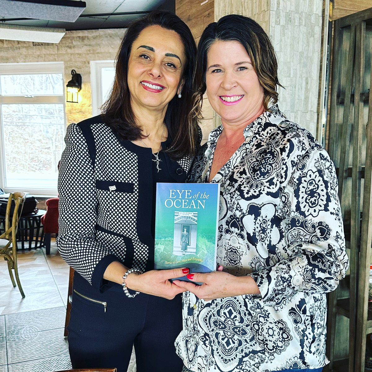 Thanks to Nova Scotia MLA @rafahdicostanzo for an invitation to her Coffee and Conversation 2023 series today. We talked about my new book, the 3 major themes it discusses, and the incredible non-profit it assists. Look for her full post in the days ahead. @PottersPress