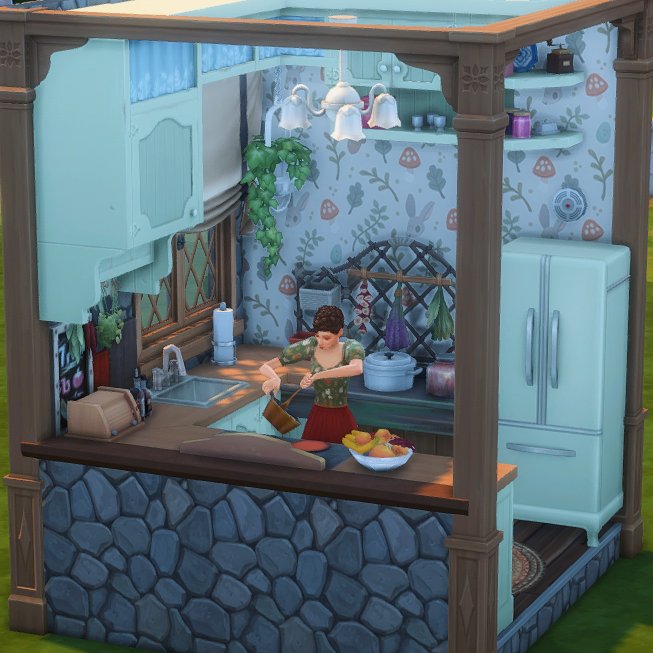 Spice_Sprinkles's tweet photo. I built a cottagecore kitchen in the Sims 4 !  This room is available for download on the Sims 4 gallery.  🤍Sims 4 Gallery ID: spicensprinkles
#TheSims4 #EA #Maxis #ShowUsYourBuilds #SimsCreatorCommunity https://t.co/7yezqtaMQ1