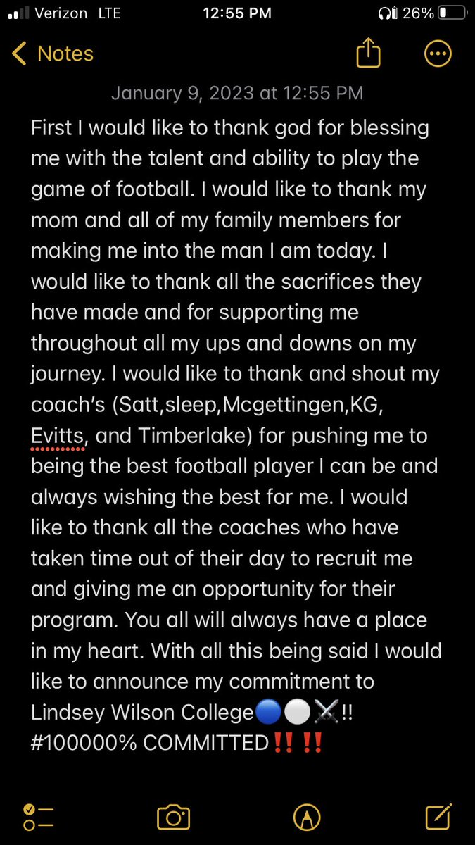 bbanks_22's tweet photo. 💯% COMMITTED @LWC_Football @_CoachGonzLWC @Coach_CotterLWC @CoachKleckler @CoachMattOgle https://t.co/JHlJoenL60