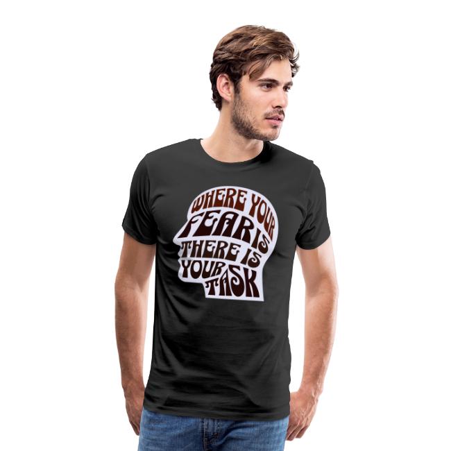 AlifalSidi's tweet photo. https://t.co/uMkmllvvvI
where your fear is there is your task
Classic cut T-shirt for men, 100% cotton (Heather gray and Heather ice blue are 95% cotton, 5% viscose. Heather blue &amp; charcoal gray are 80% cotton and 20% polyester. Heather burgundy is 60% cotton and 40% polyester. https://t.co/RVn3Qsfzbg