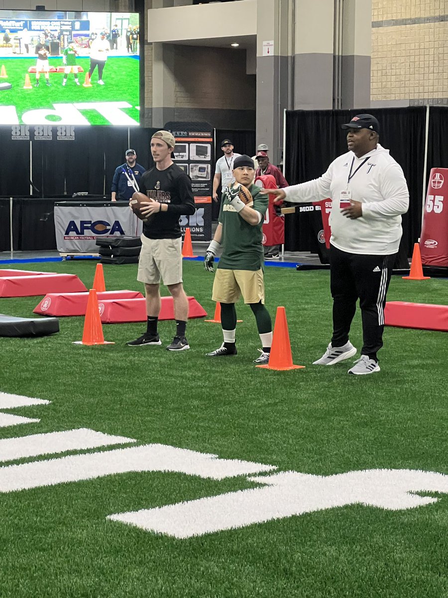 Thank you to the <a href="/WeAreAFCA/">AFCA</a> for the opportunity to present and represent the <a href="/TroyTrojansFB/">Troy Trojans Football 8x⚔️</a>. It’s an honor and blessing to have the opportunity. #GodDid #RiseToBuild⚔️ #BlessedAndGrateful