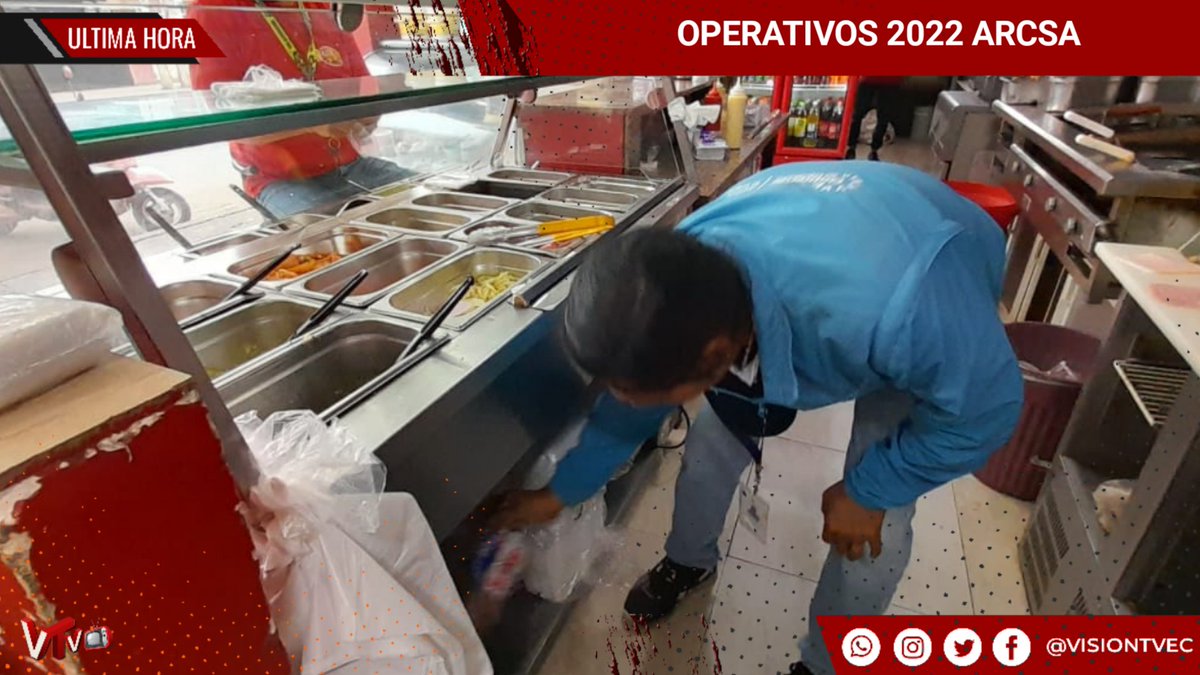 VisionTVec's tweet photo. #ArcsaCZ5 #operativo 

MÁS DE 300 RESTAURANTES DE LA ZONA 5 CONTROLADOS POR #ARCSA EN EL 2022

Link 👇👇👇
https://t.co/krJvjnv52J https://t.co/SxYM2WOEft