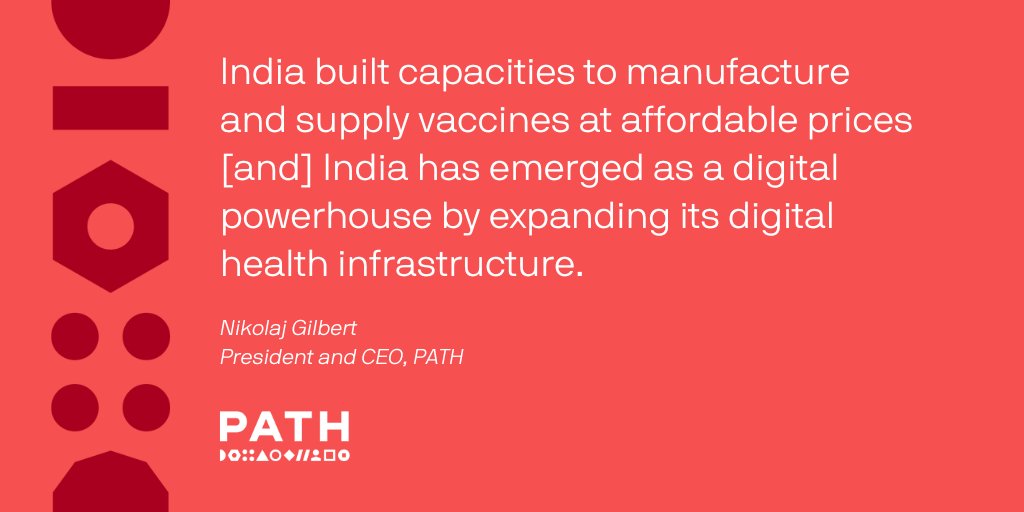 PATHtweets's tweet photo. PATH president &amp; CEO @nikolajgilbert's latest op-ed in @htTweets takes a closer look at India's people-centric, sustainable, future-ready health systems. 

Read more here: https://t.co/kpXN6iiMJr https://t.co/3mMs3qoSaa