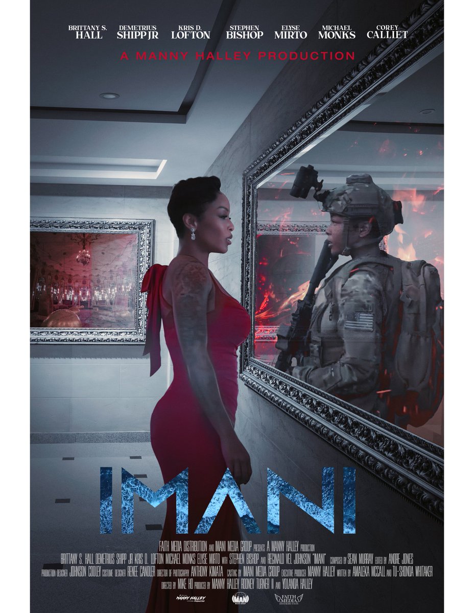 Faith is a mother &amp; wife who discovers that she is an army special ops lieutenant a year after what she believes was a car accident.

Congratulations to <a href="/iambrittanyhall/">Brittany S. Hall</a>, <a href="/Dshippjr/">Meecho</a> and the crew on the premiere screening of #Imani from all of us here at the #worldmovieawards🌟