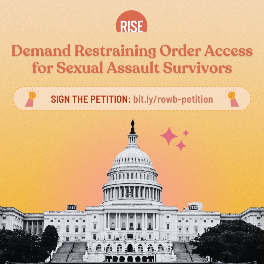RiseNowUS's tweet photo. When our laws protecting survivors are weak, our laws protecting perpetrators are strong. 

Sign the petition urging your state's lawmakers to introduce &amp; pass the Domestic/Sexual Violence Survivors Protection Act. Let's make protection borderless. 

https://t.co/Ek5j3IeCHX https://t.co/MgGUuDfRwR
