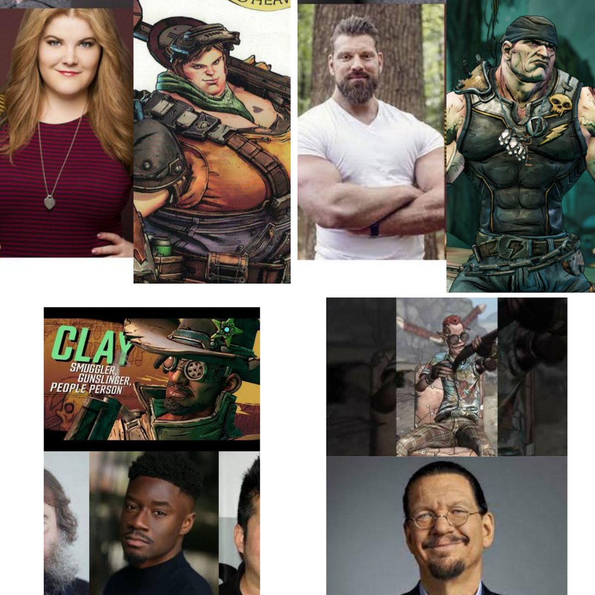 RACCURS's tweet photo. Had a little guess after seeing the cast pic.Dunno how much of them are correct but,we will see.
#Borderlands #BorderlandsMovie https://t.co/lkfsQDRAGx