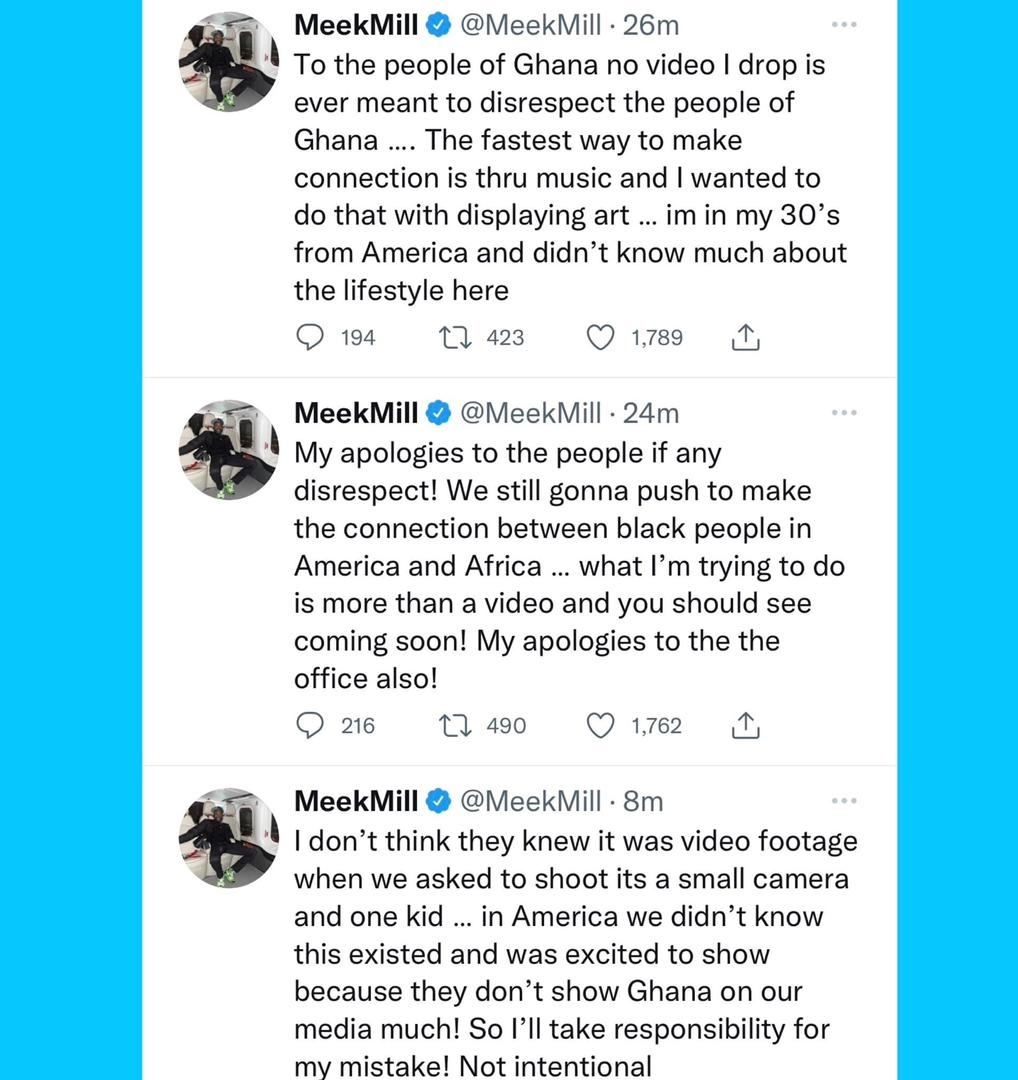 Metropolitan Television on Twitter "Meek Mill apologizes for