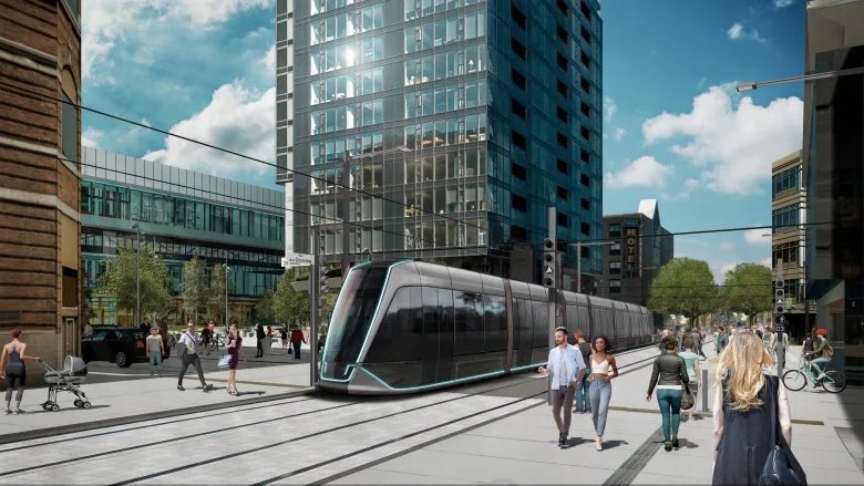 FuckCarsReddit's tweet photo. Remember that modern trams only cost $20million per km. So with a $350billion budget, it means you could build 17500 km of new tram lines. 

There’s so many solutions to car traffic, none of them include widening highways. https://t.co/4Uzwy9vw0h