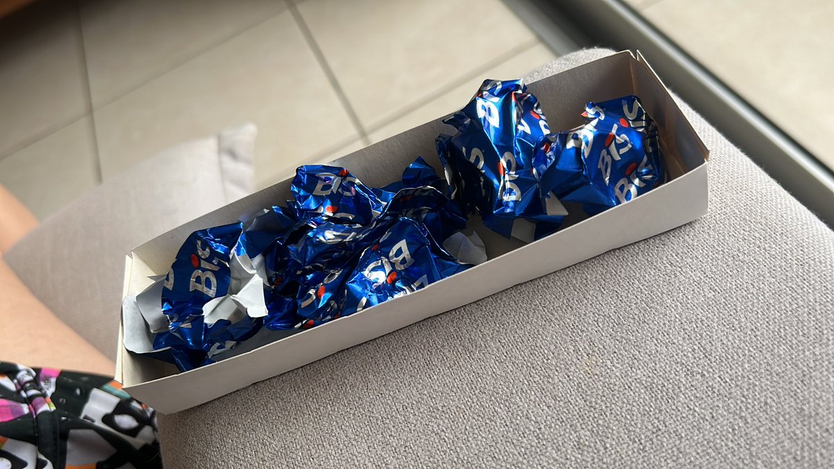 Uma fileirinha por vez e eu provo meu auto controle 😂