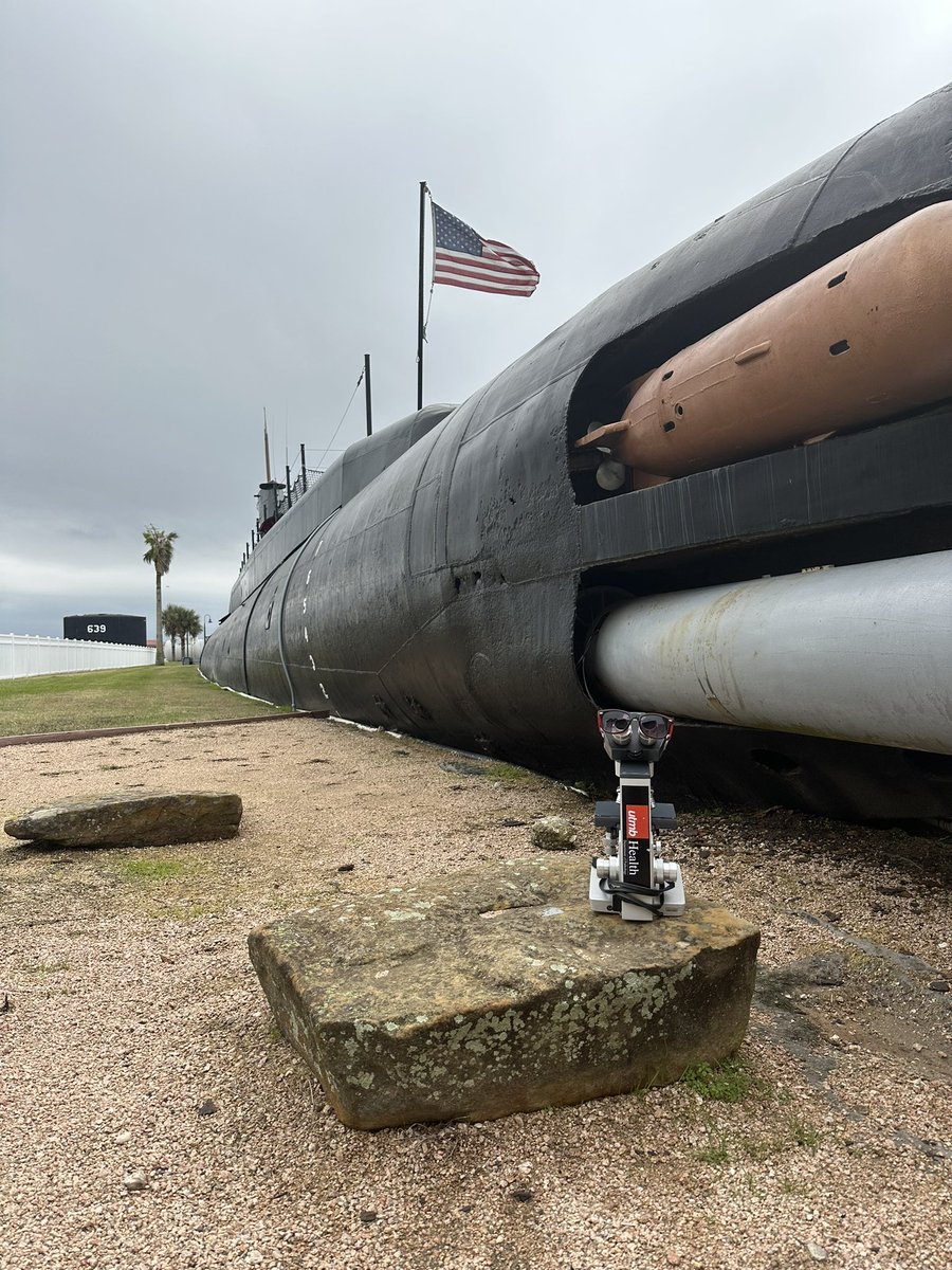 UTMB_Pathology's tweet photo. Hi! It’s #MollyTheMicroscope again! Today I’m visiting @galvnavalmuseum in #SeaWolfPark in #Galveston. The museum features two decommissioned naval vessels that you can explore on your own. Admission is free for first responders! #PathTwitter #PathMatch2023 https://t.co/yuaKnYWJ40