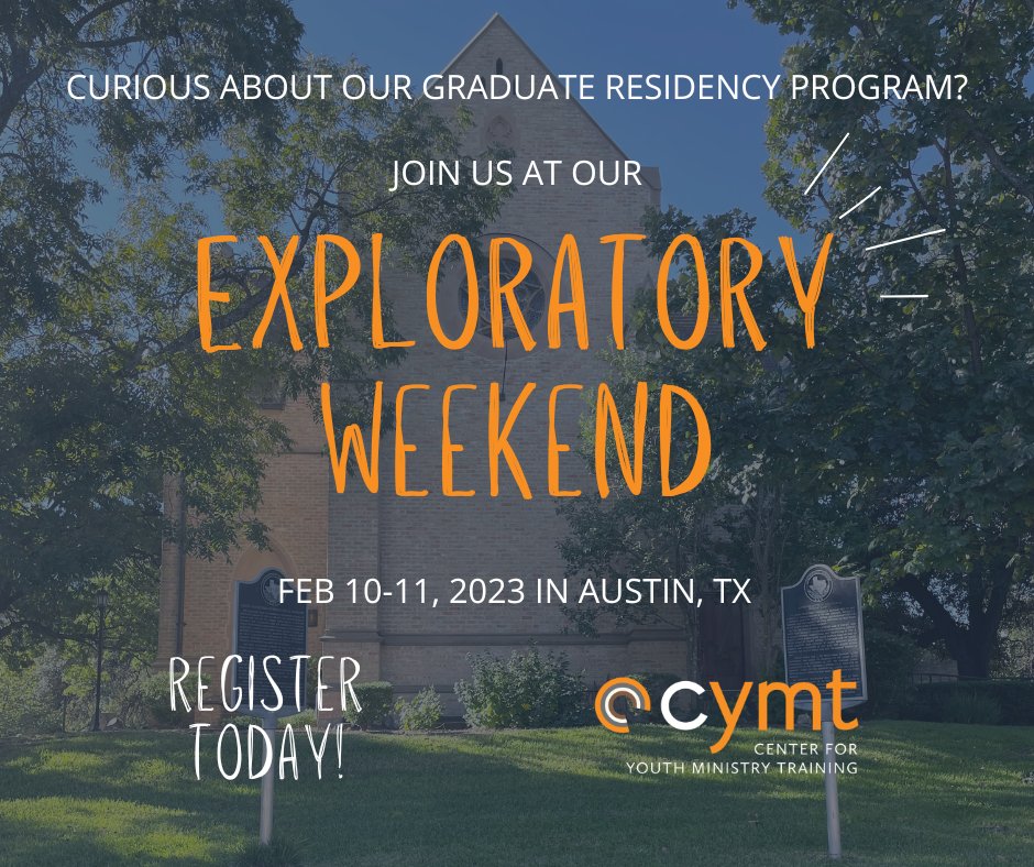 Are you looking for a seminary experience that prioritizes inclusivity and theological diversity? Explore our community and your calling to ministry with us. Sign up for Exploratory Weekend! February 10-11, 2023 in Austin, TX. Click here to register: bit.ly/3GP0GUG