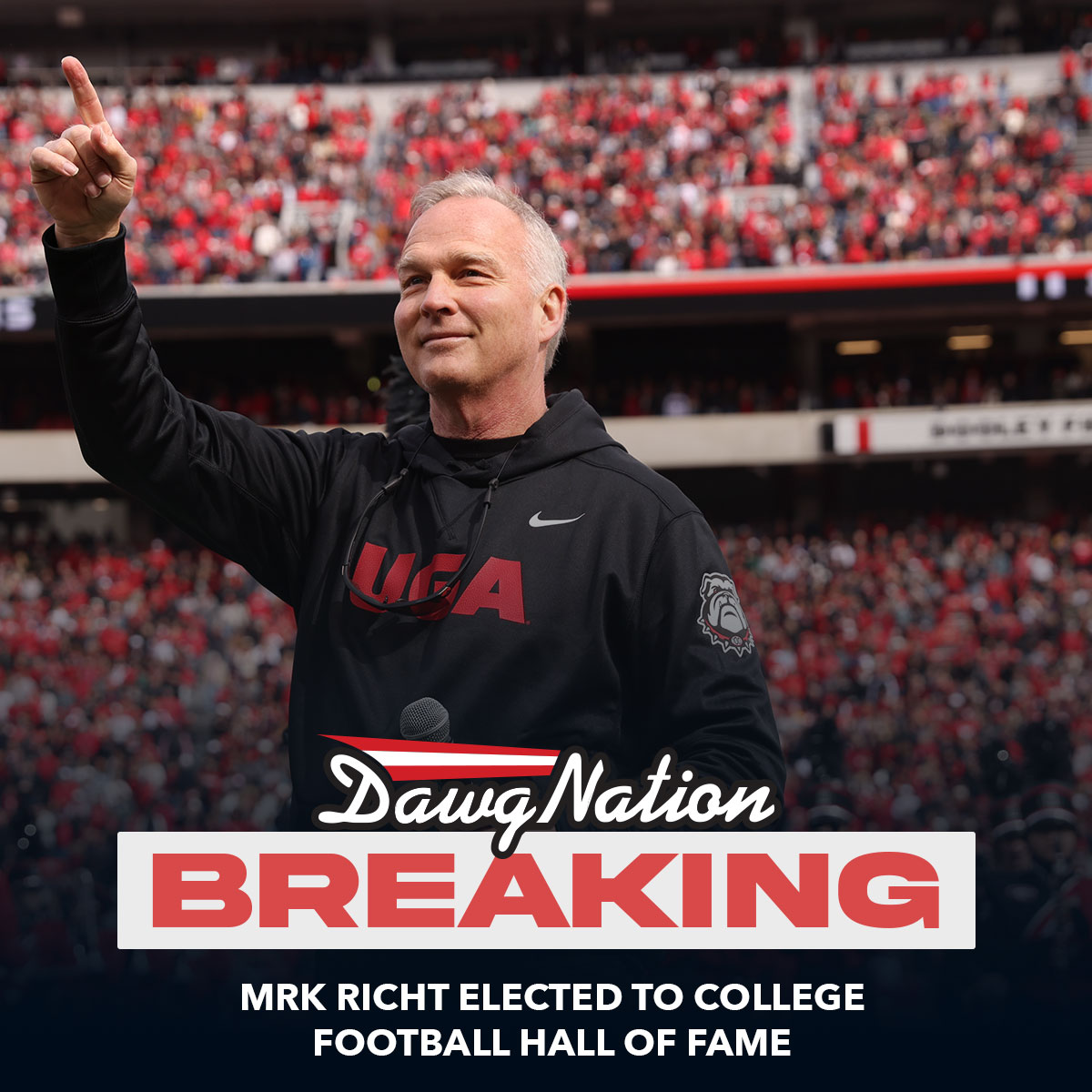 BrianCooksey10's tweet photo. So proud that @MarkRicht has been elected to the College Football Hall of Fame. Great coach who ran his program the right way, built men as well as players, and did things with class. He turned around the UGA program and built the foundation that UGA is benefitting from today. https://t.co/7l1Eitr13H