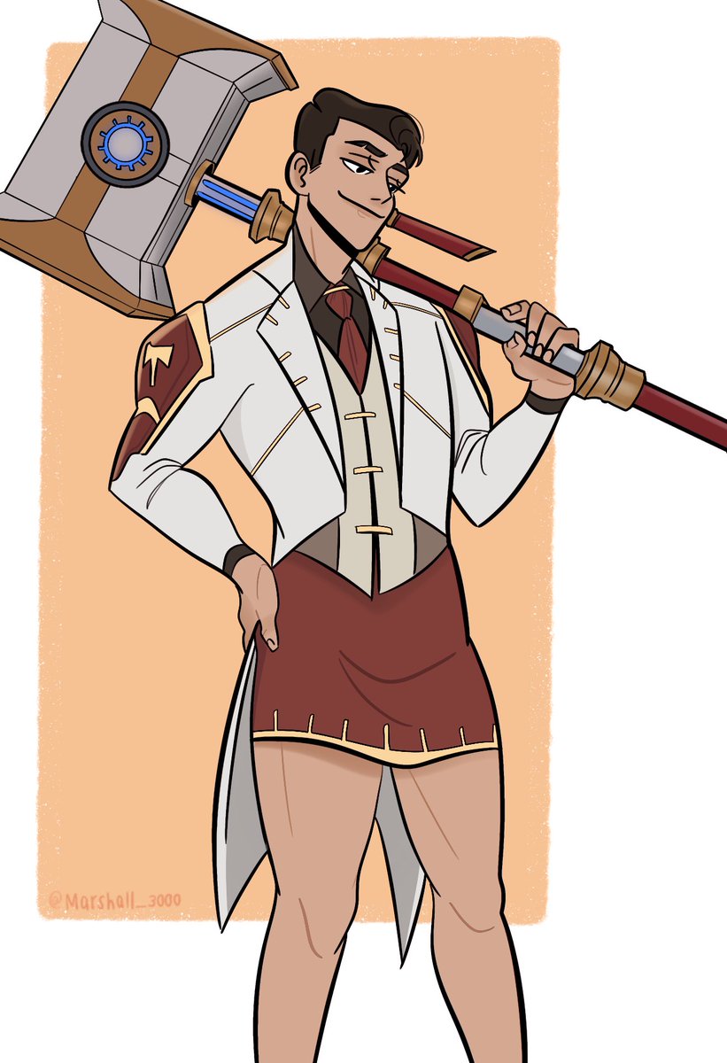 marshall_3000's tweet photo. Him and his hammer and his LEGSSS https://t.co/l4AHIwYF7q